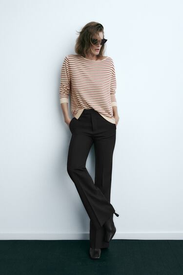 Image 0 of FLOWING KNIT SWEATER from Zara