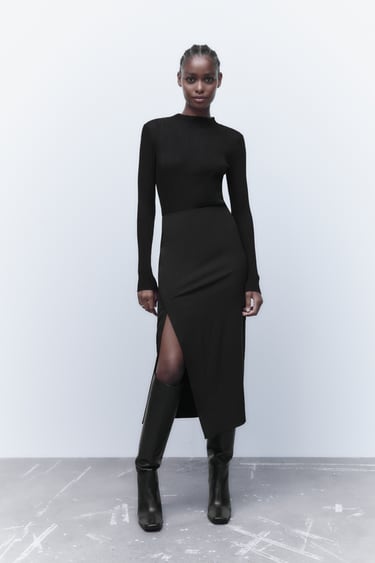 Image 0 of PENCIL SKIRT WITH SLIT from Zara