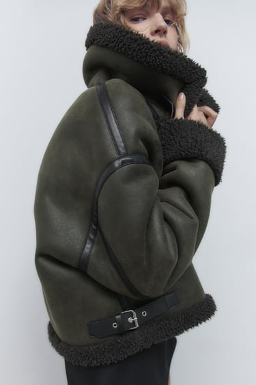 Image 0 of DOUBLE-FACED JACKET from Zara