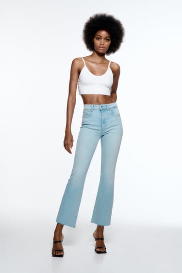 JEANS CROPPED FLARE