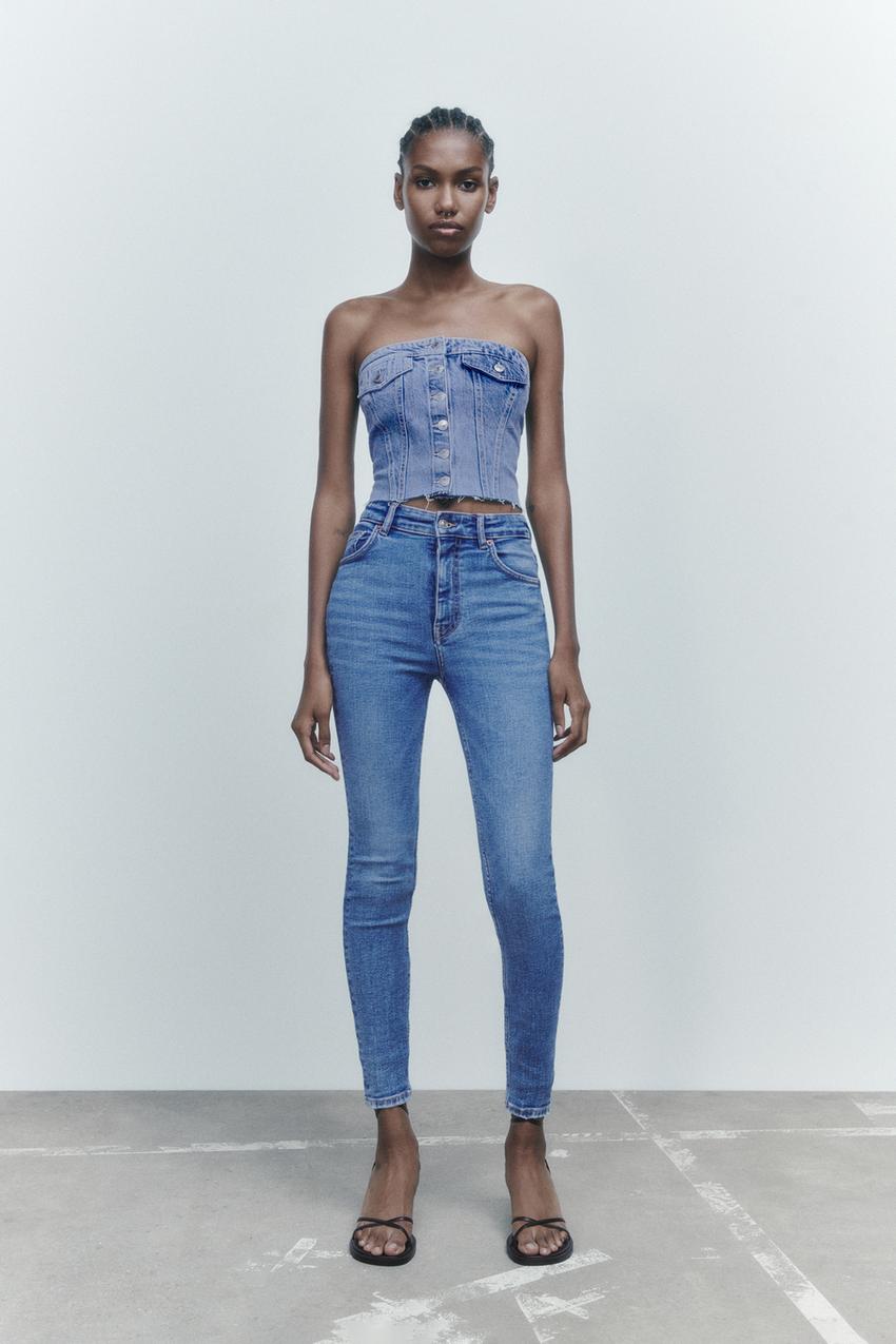JEANS TRF SKINNY VINTAGE Indigo ZARA Estados Unidos de America United States