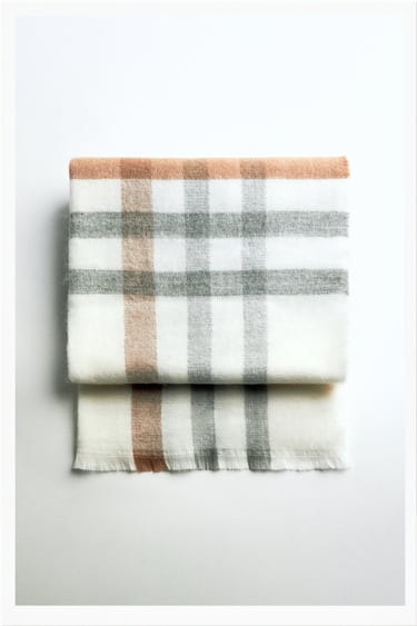Image 0 of CHECK SCARF from Zara