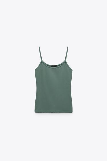 zara vest top