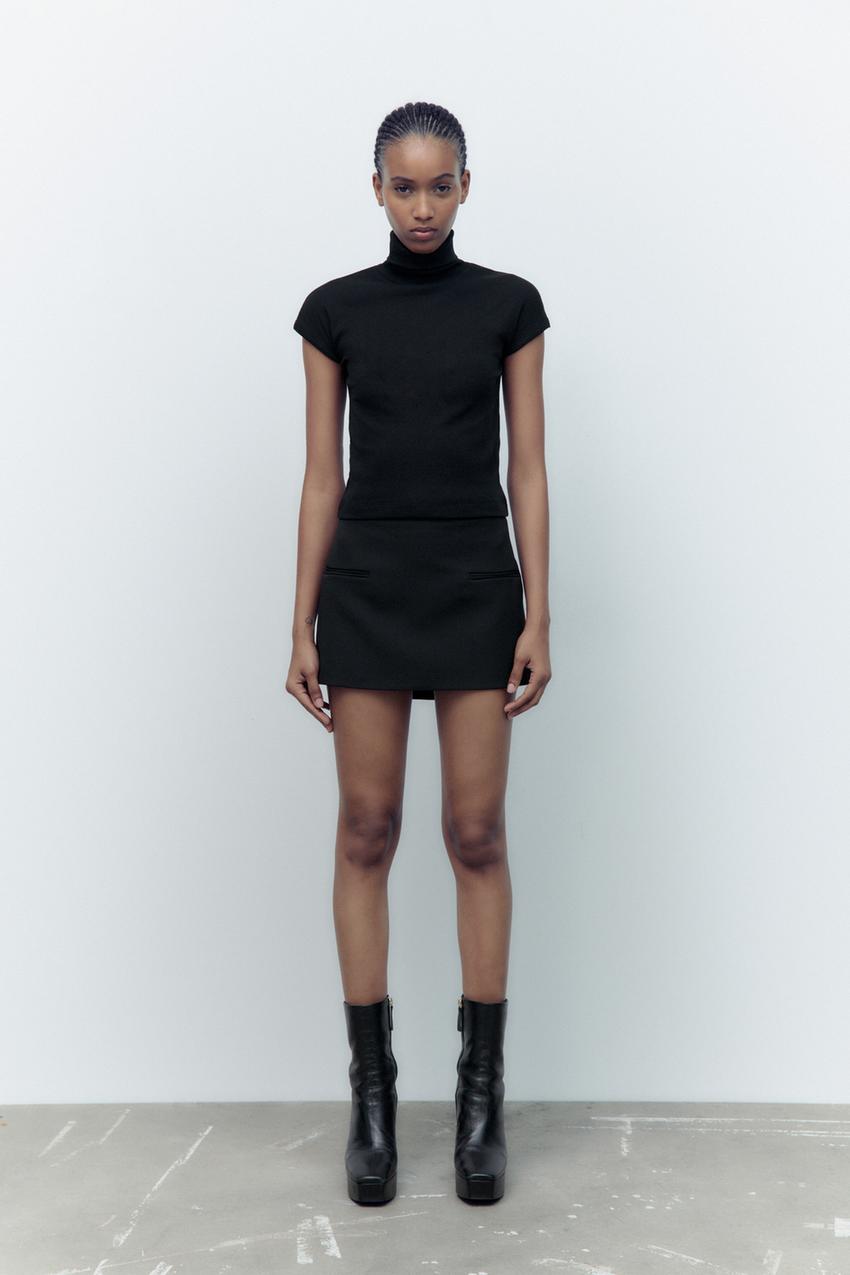 Turtle neck tops zara Clearance