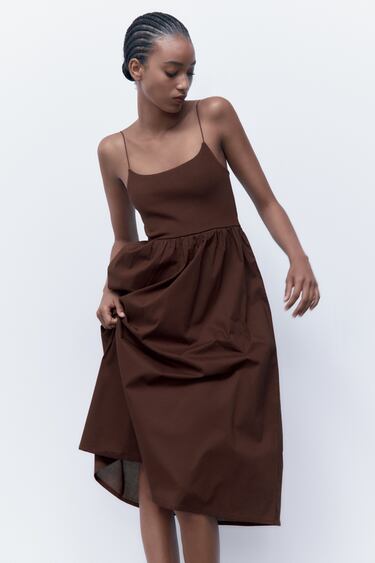 Image 0 of COMBINED DRESS from Zara