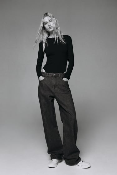 Image 0 of BODYSUIT WITH LONG SLEEVES from Zara