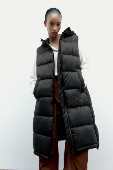Image 0 of WATER-REPELLENT PUFFER GILET from Zara