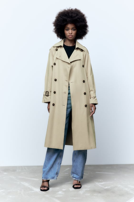 OVERSIZE DOUBLE-BREASTED TRENCH COAT