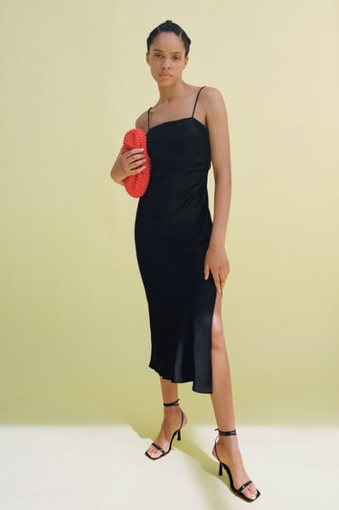 Image 0 of SATIN CAMISOLE DRESS from Zara