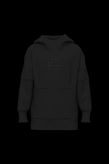 Zara SPORTY HOODED VEST - Black