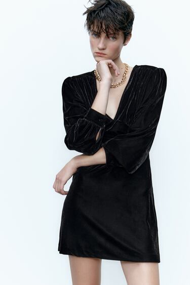 Image 0 of VELVET DRESS from Zara