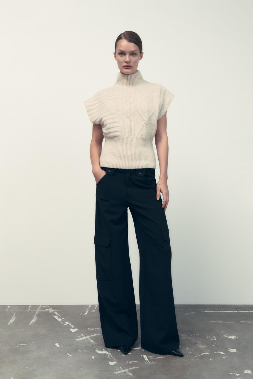 Zara high neck vest Clearance