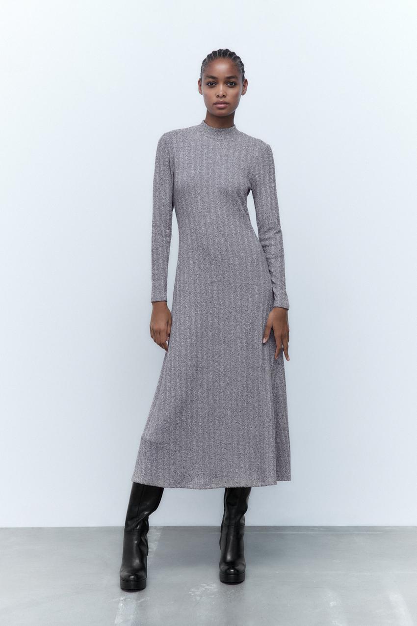 Zara grey maxi dress Clearance