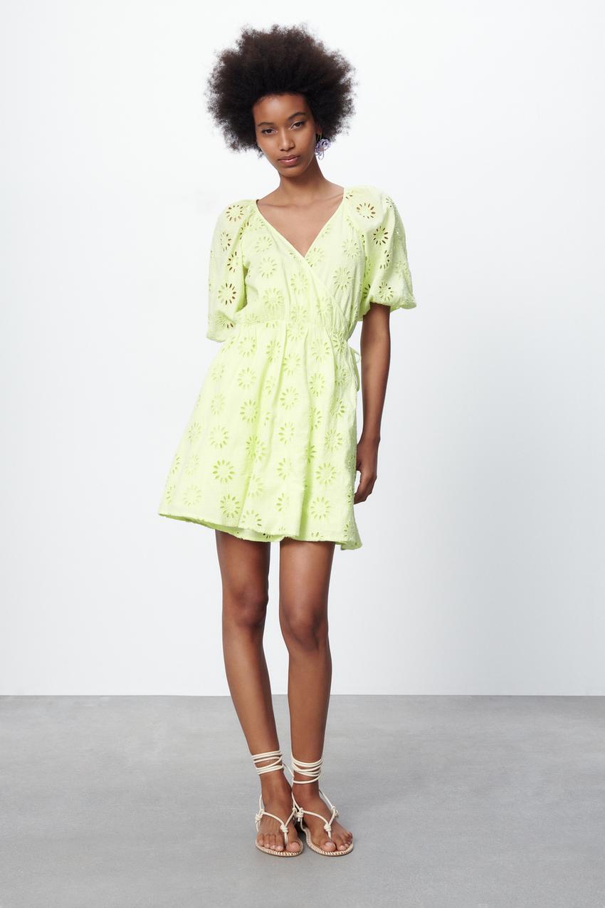 Zara dress with cutwork Clearance