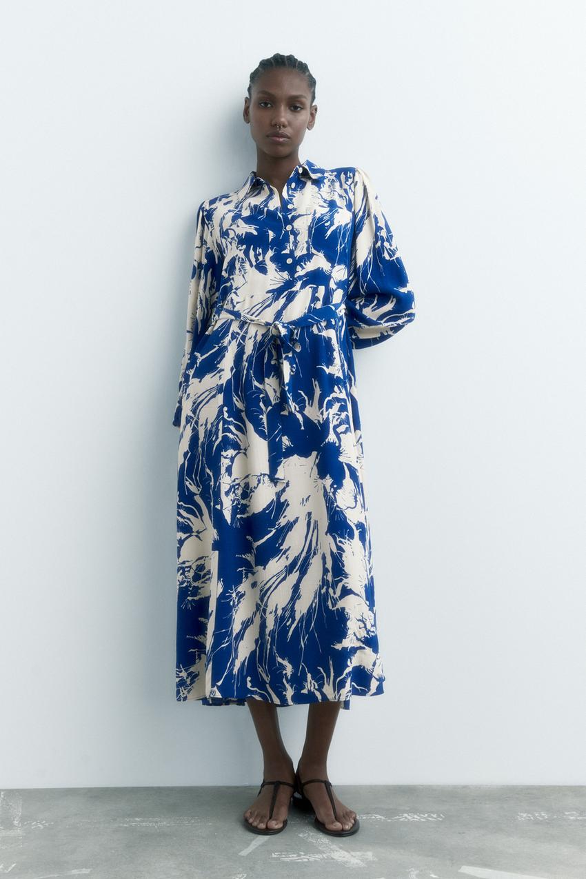 Zara blau kleid clearance