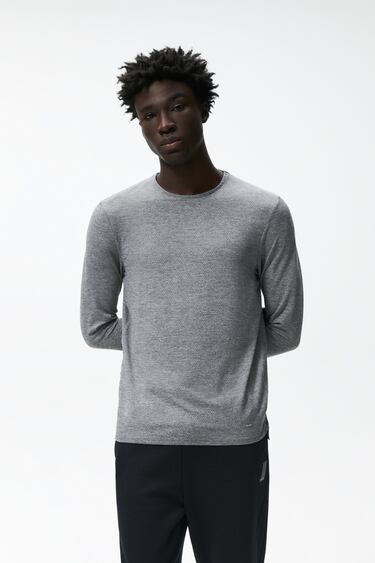 Image 0 of PERFORATED TECHNICAL TOP from Zara
