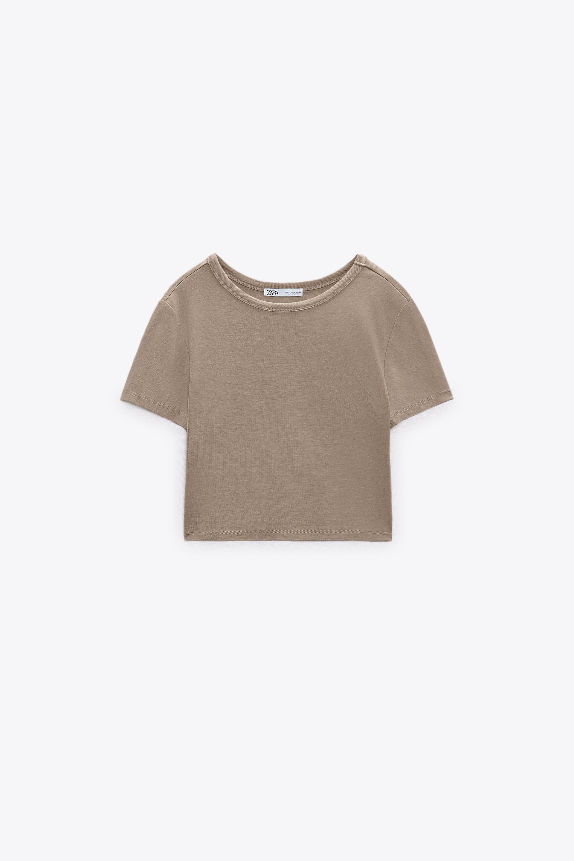 Beige top zara Clearance