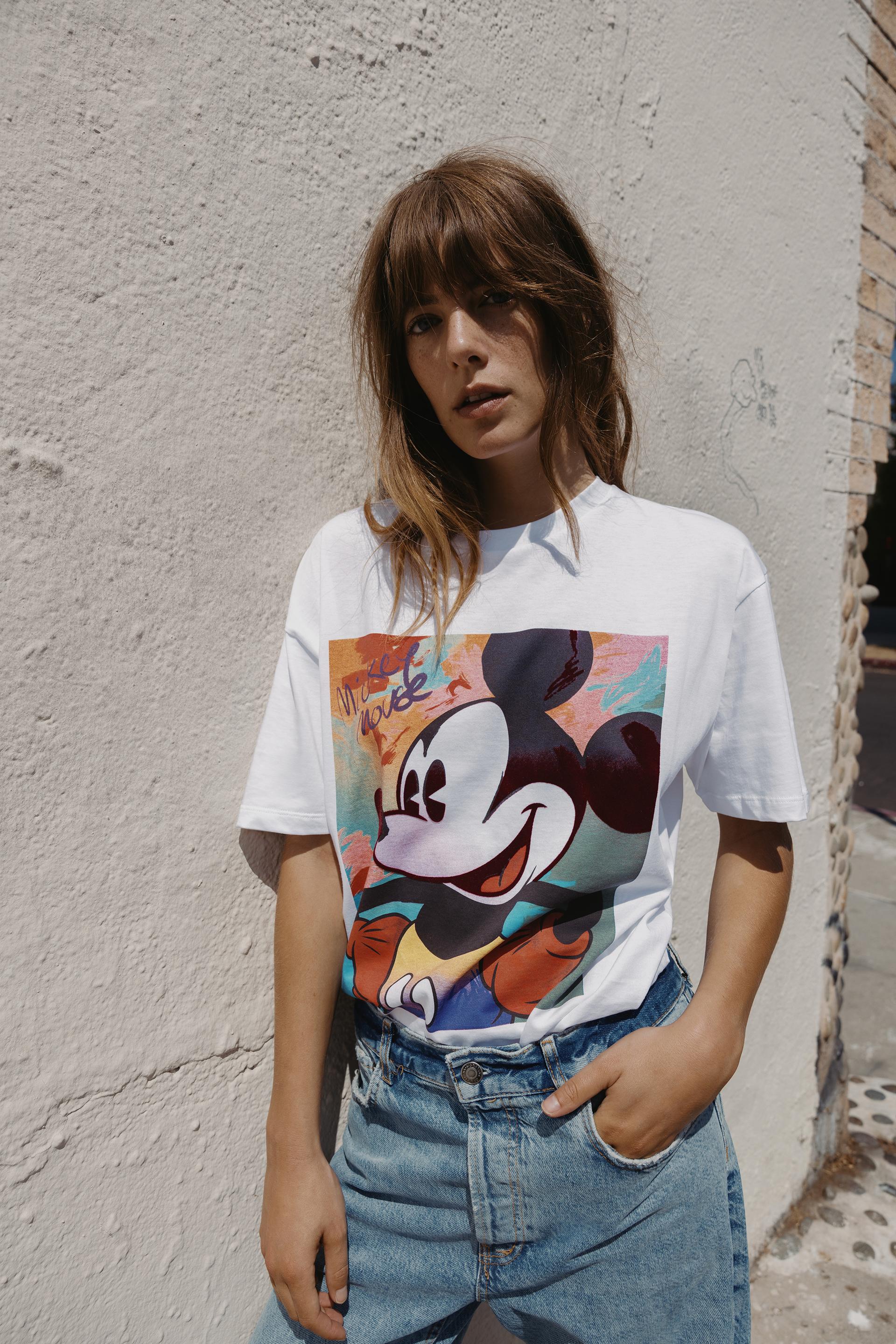 Mickey Mouse C Disney T Shirt White Zara United States Mickey Mouse C Disney T Shirt White Zara United States