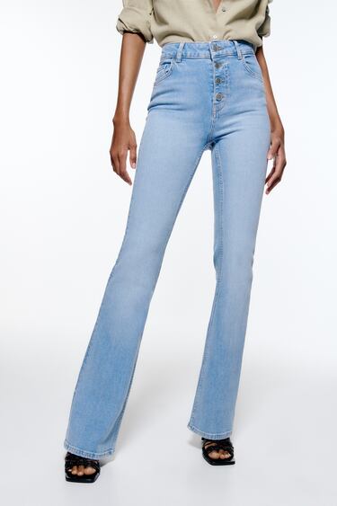 JEANS Z1975 HIGH RISE FLARE STRETCH