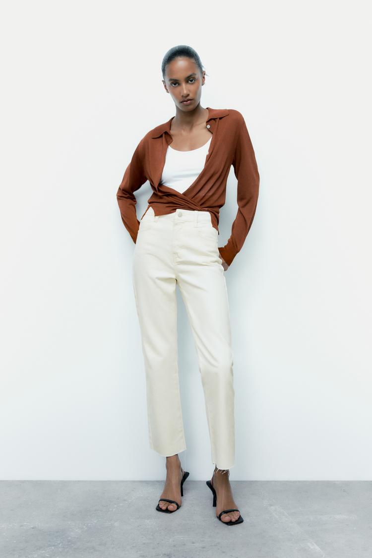 Imagine 0 din JEANS Z1975 HIGH RISE STRAIGHT de pe Zara