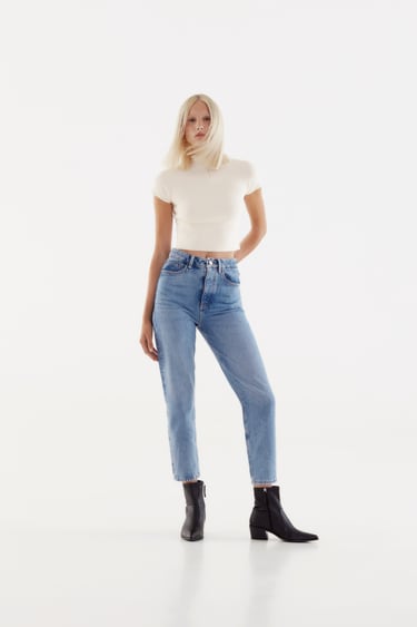 Image 0 of Z1975 MOM FIT JEANS from Zara