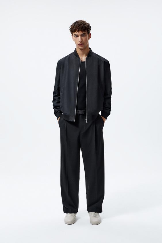 ベーシックボンバージャケット ブラック Zara Japan 日本 ベーシックボンバージャケット ブラック Zara Japan 日本