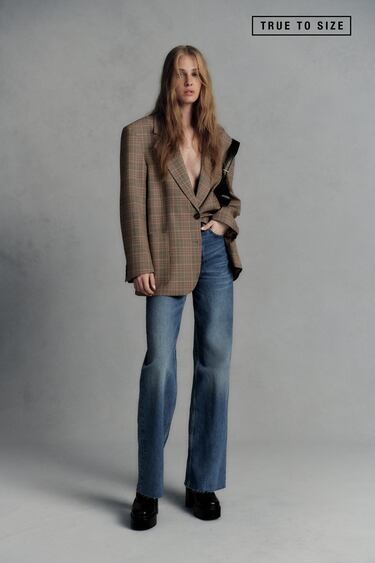 Image 0 of WIDE-LEG TRF JEANS from Zara
