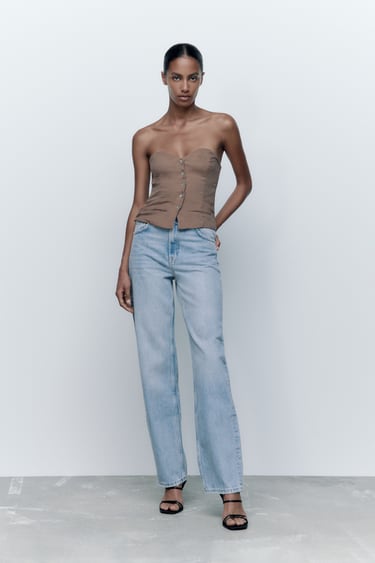 Image 0 of ZW THE RELAXED FIT JEANS from Zara