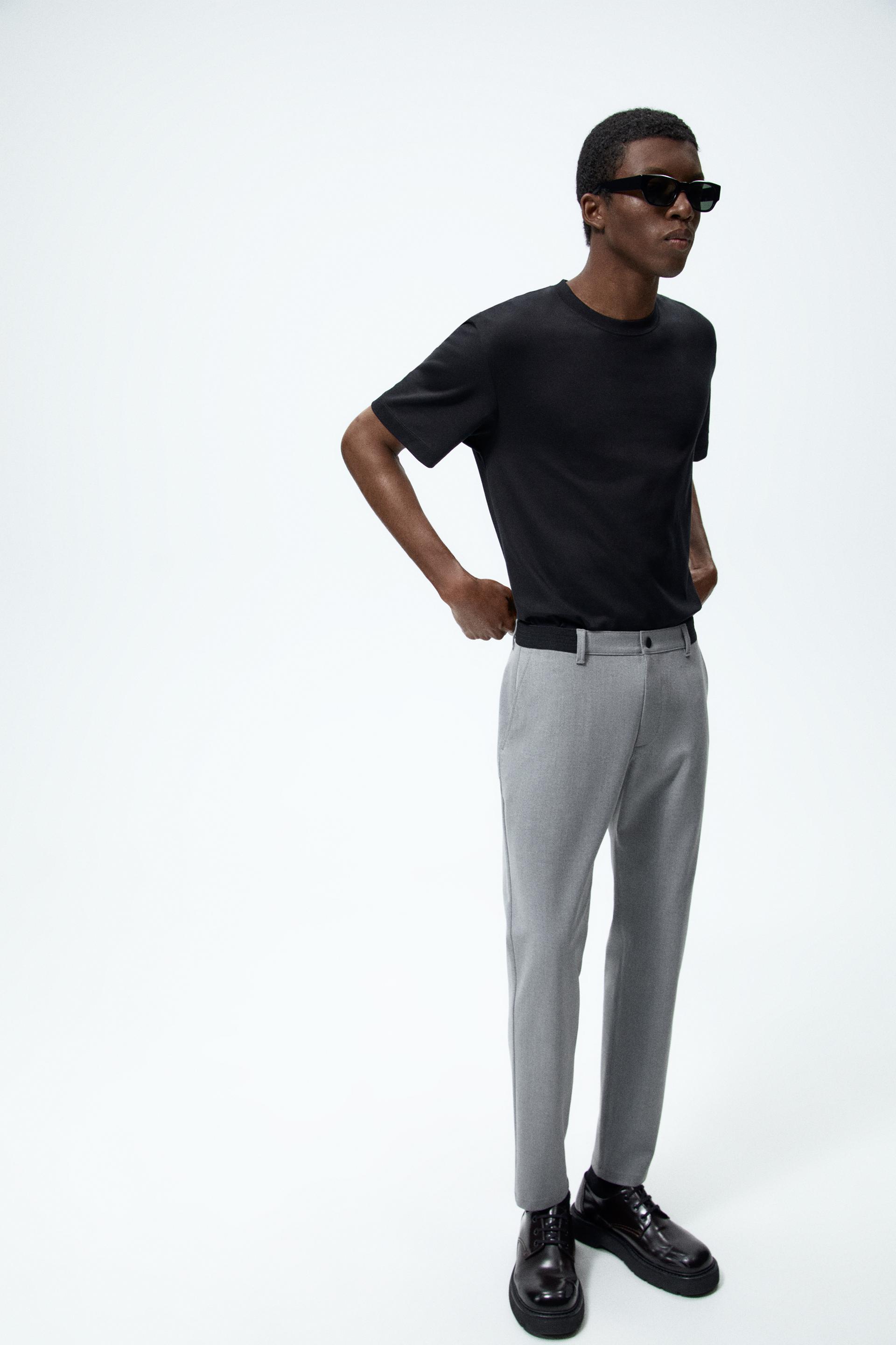 Slim fit trousers zara Clearance