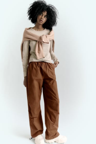 Image 0 of PARACHUTE PANTS from Zara