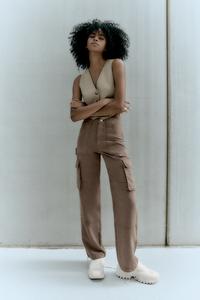 Cargo pants women zara Outlet