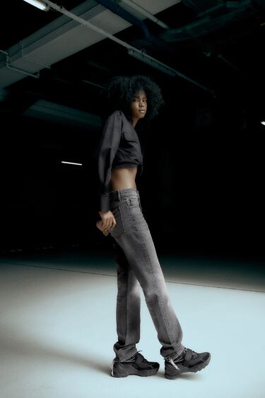 Image 0 of STRAIGHT-FIT TRF JEANS from Zara