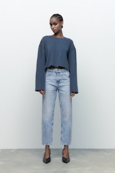 pump explain Logically Women's Mom jeans | Explore our New Arrivals | ZARA United States