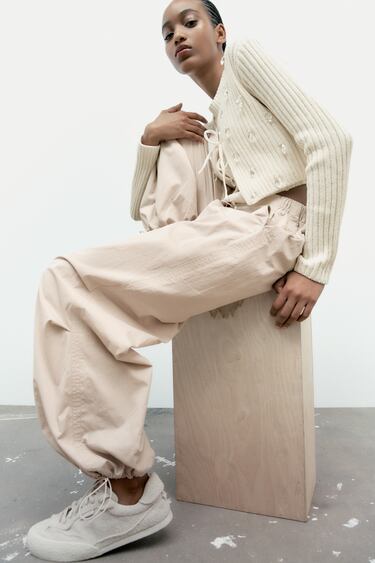 Image 0 of PARACHUTE TROUSERS from Zara