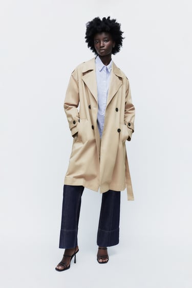 Image 0 of TRENCH COAT WITH BELT from Zara