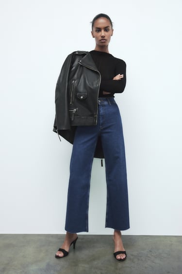 Image 0 of ZW THE MARINE STRAIGHT HIGH-RISE JEANS from Zara