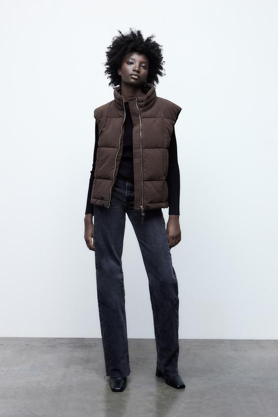 Zara brown vest Clearance