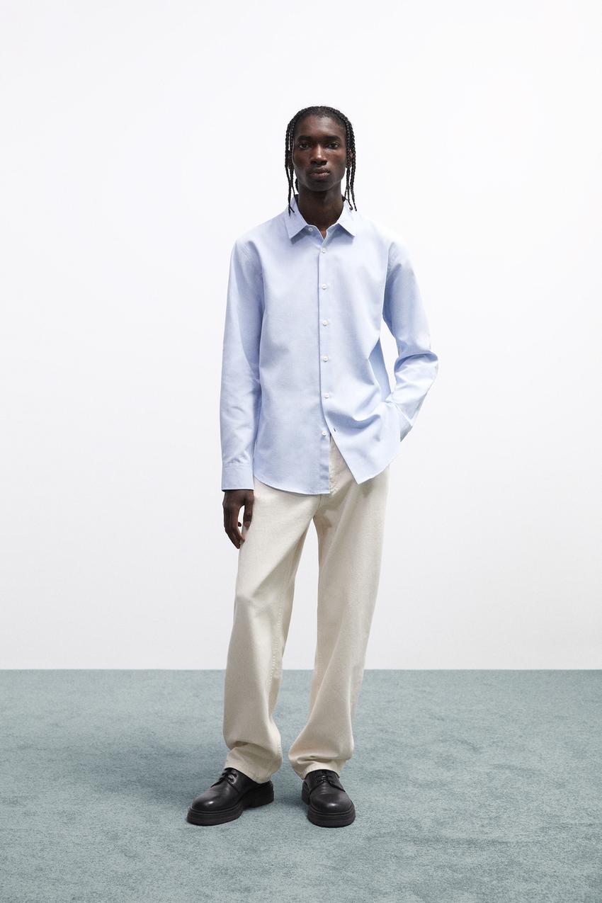 画像 0 の EASY CARE テクスチャー シャツ ザラから