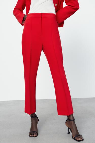 Women Red Trousers | ZARA Australia