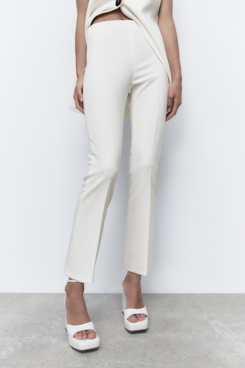 Zara mini flare trouser  Zara mini, Flare trousers, Clothes design