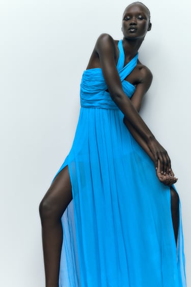 Image 0 of LONG DRESS WITH SLITS from Zara