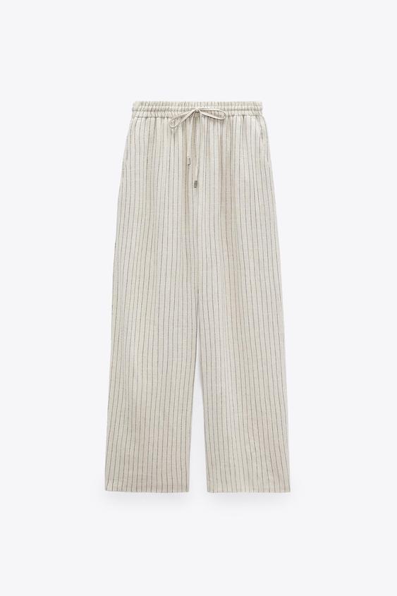 PANTALÓN RAYAS - Natural | ZARA España