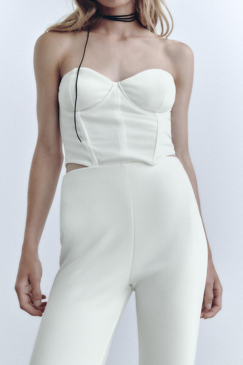 Zara white corset Clearance