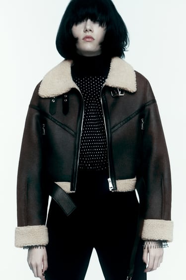 Image 0 of DOUBLE FACED JACKET from Zara