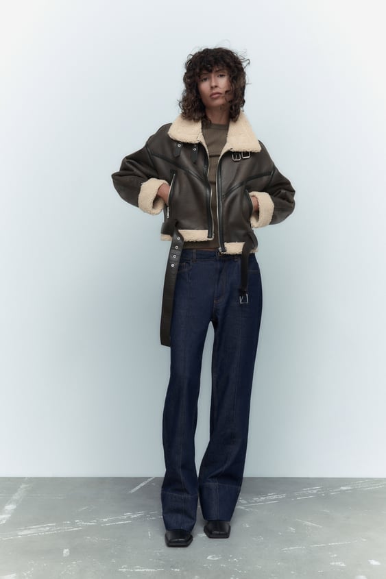 DOUBLE SIDED SHORT BELTED JACKET