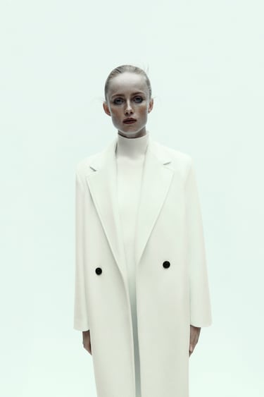 Image 0 of SOFT DOUBLE-BREASTED COAT from Zara