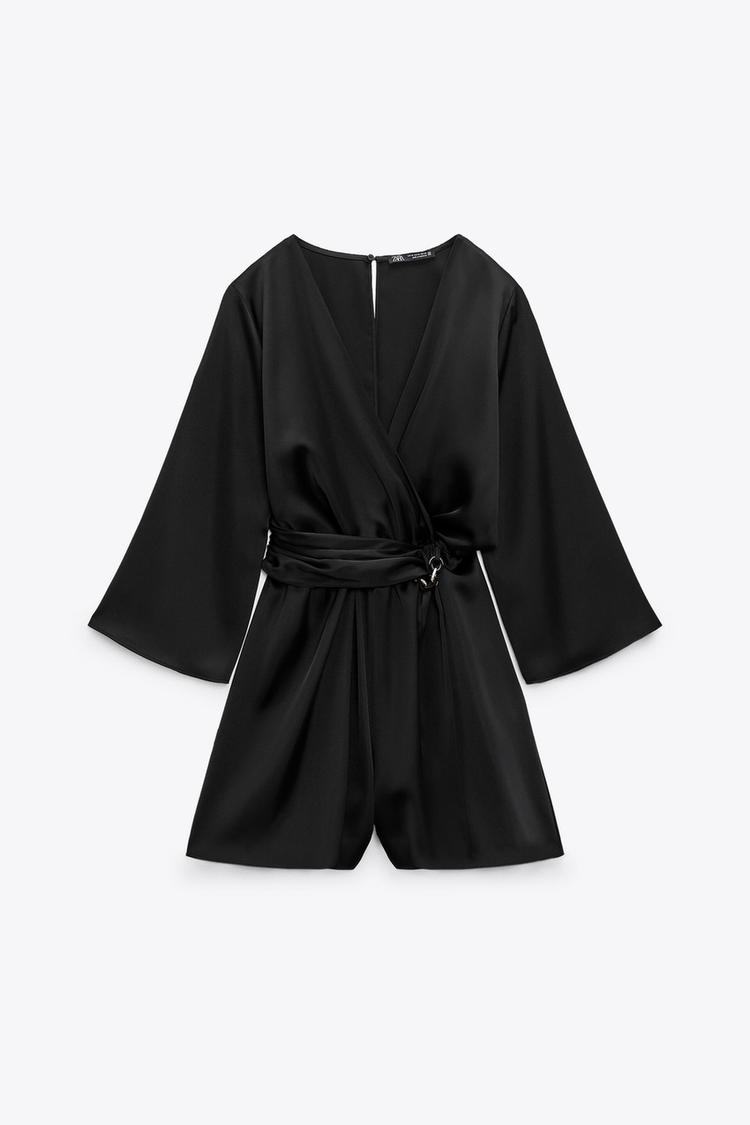 Εικόνα 0 του ΟΛΟΣΩΜΗ ΦΟΡΜΑ ΣΑΤΙΝΕ ΜΕ ΑΠΛΙΚΕ ΚΡΙΚΟΥΣ από Zara