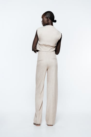 Image 0 of LINEN BLEND TROUSERS - LIMITED EDITION from Zara
