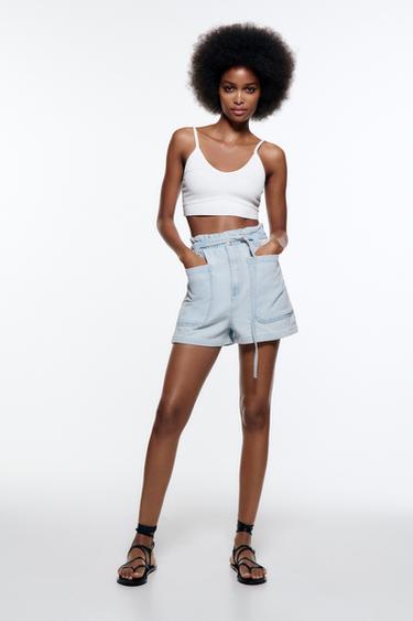 zara jeans short