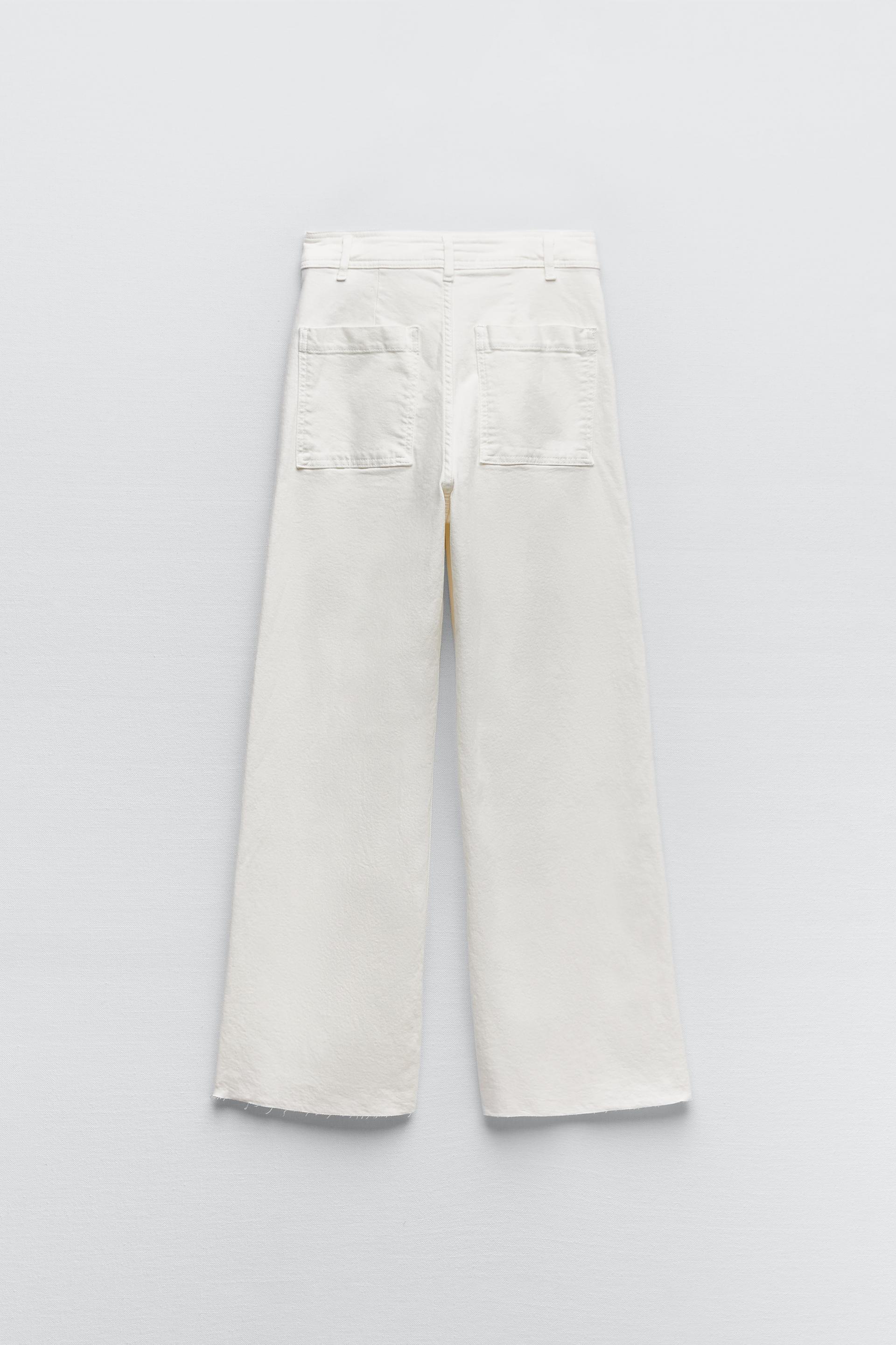 Zara HIGH-WAISTED ZW SAILOR STRAIGHT JEANS - 08246046-712